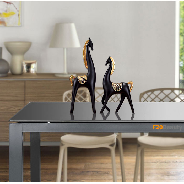 Tượng cặp ngựa phong thủy