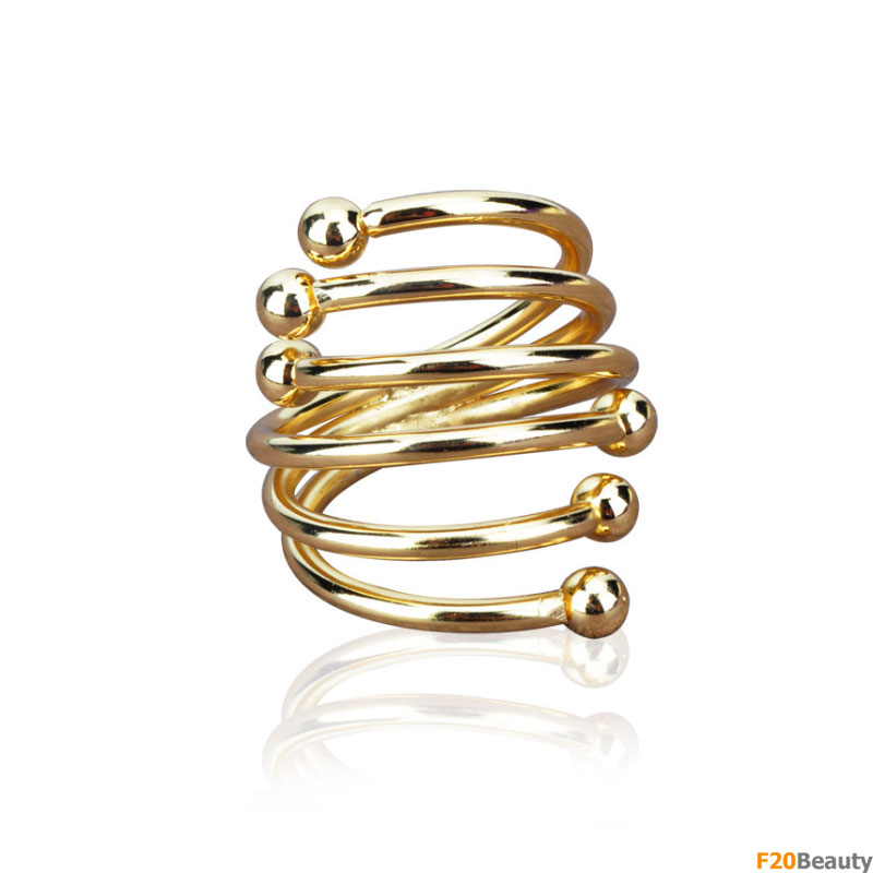 Vòng luồn khăn ăn kim loại Gold