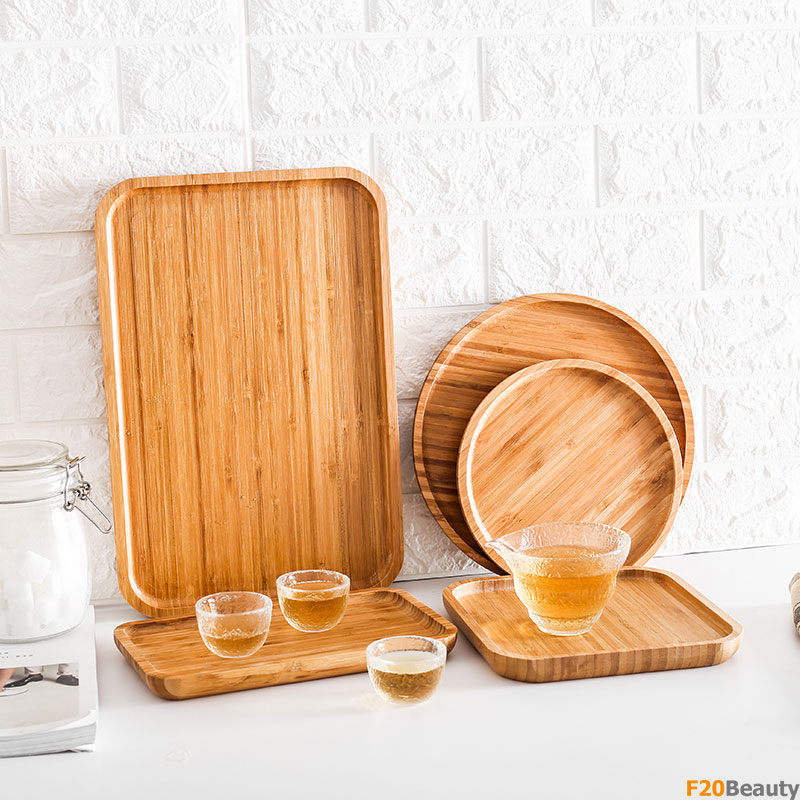 Bộ khay đĩa tre cao cấp (5 món)