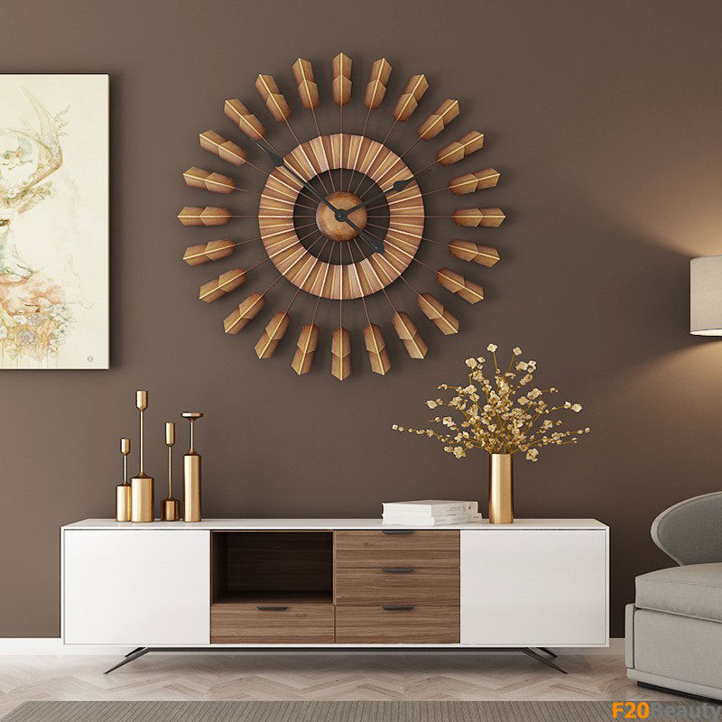 Đồng hồ treo tường Universe Brown