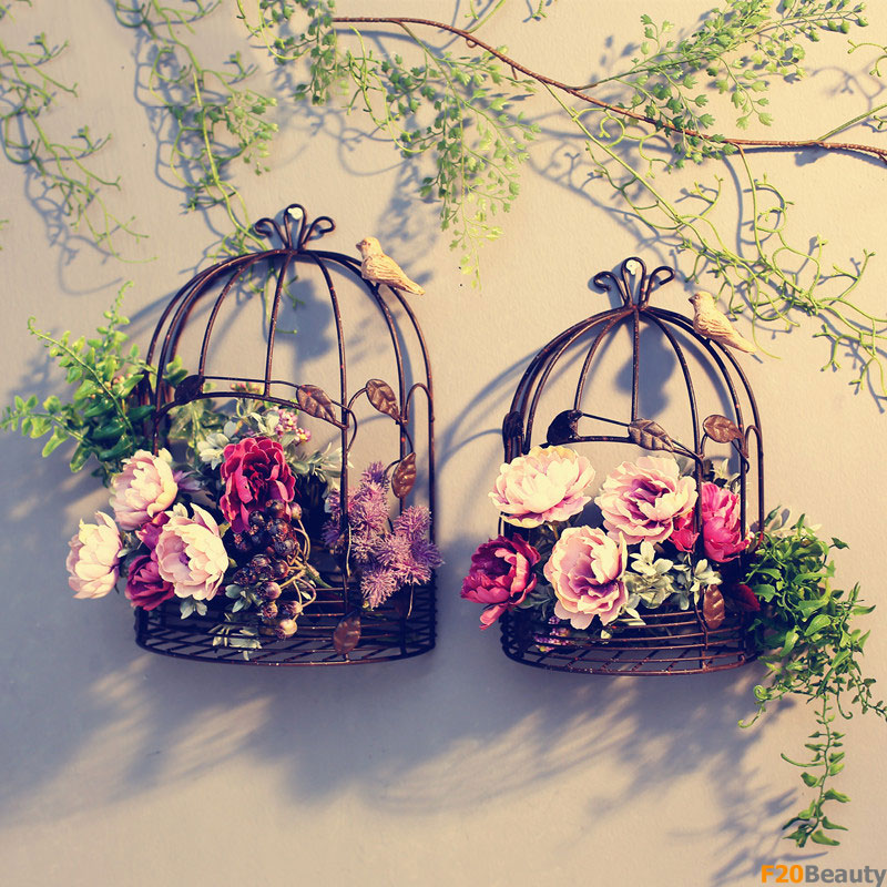 Lồng chim treo tường Bird Cage Retro