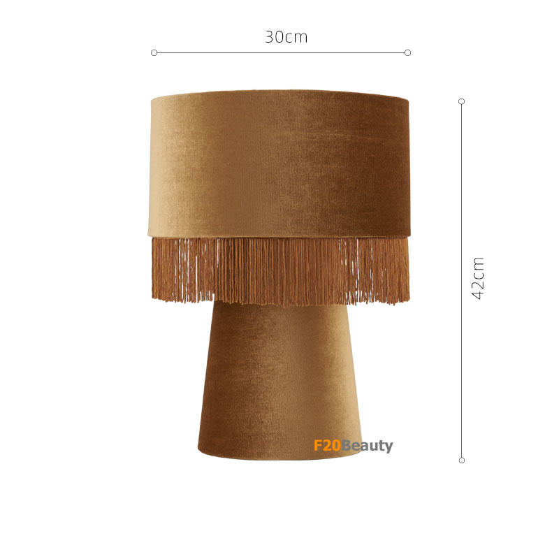 Đèn bàn thân vải kiểu Brazil